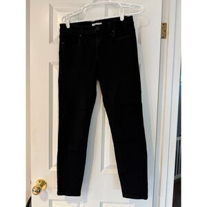 Women's STS BLUE Emma Mid Rise Ankle Skinny Jean in Black, Size 29